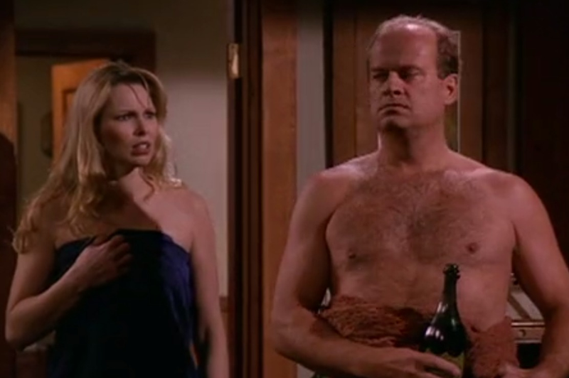 Cynthia LaMontagne and Kelsey Grammer